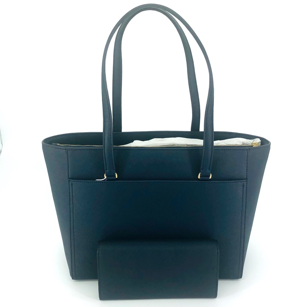 2PCS Tory Burch Robinson Small Tote Wallet Set - Picture 4 of 8